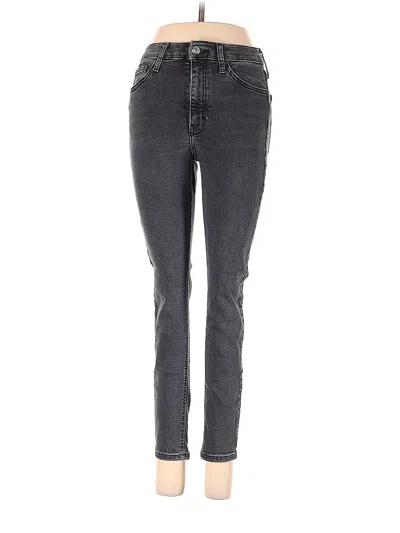 Pre-owned Topshop Jeans In Gray