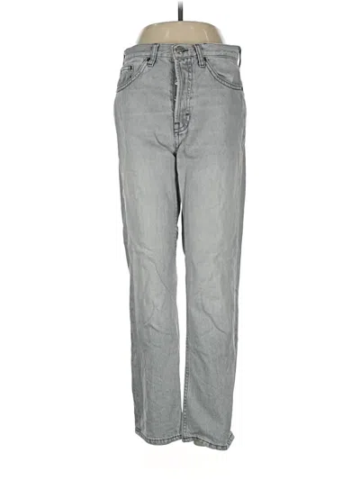 Pre-owned Topshop Jeans In Gray