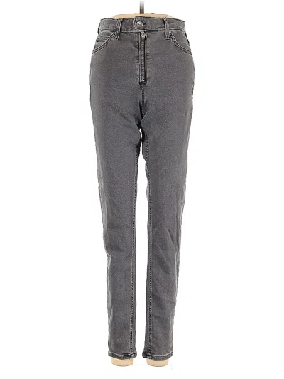 Pre-owned Topshop Jeans In Gray