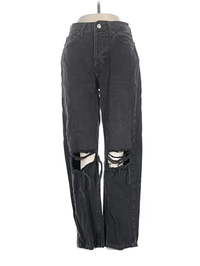 Pre-owned Topshop Jeans In Gray