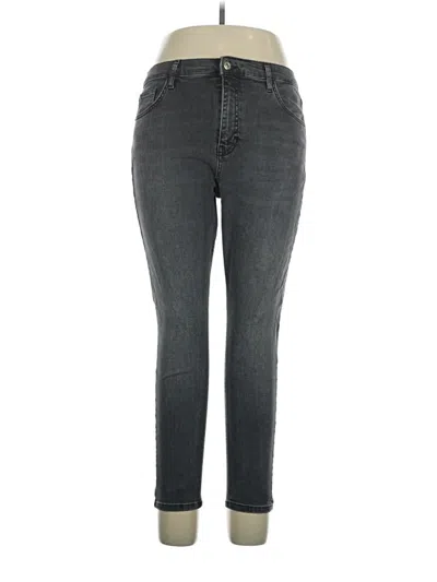 Pre-owned Topshop Jeans In Gray