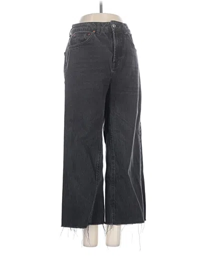 Pre-owned Topshop Jeans In Gray