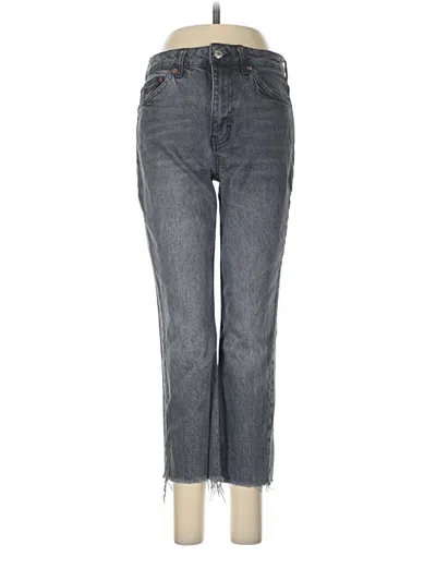 Pre-owned Topshop Jeans In Gray