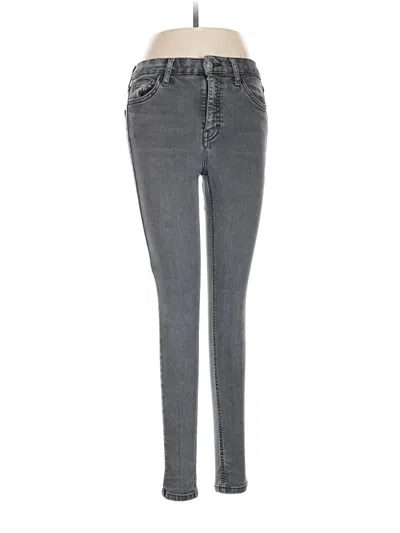 Pre-owned Topshop Jeans In Gray