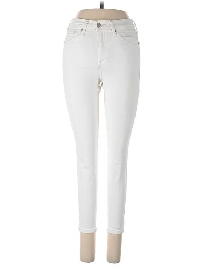 Pre-owned Topshop Jeans In Ivory