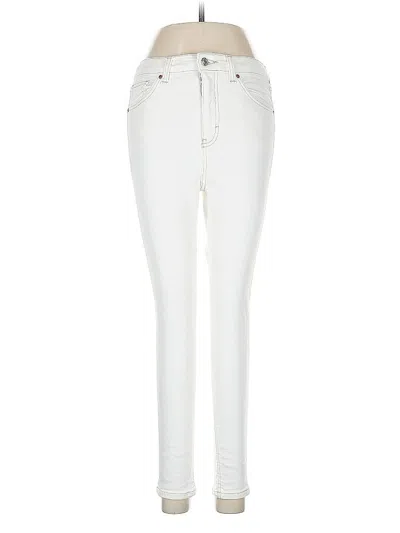 Pre-owned Topshop Jeans In Ivory