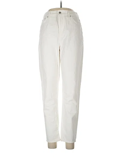 Pre-owned Topshop Jeans In Ivory
