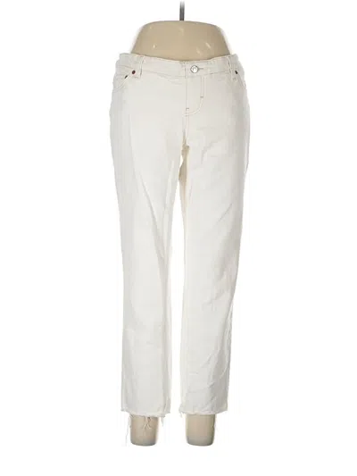 Pre-owned Topshop Jeans In Ivory