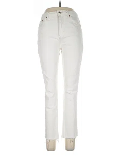 Pre-owned Topshop Jeans In Ivory