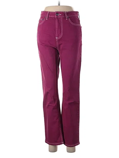 Pre-owned Topshop Jeans In Purple