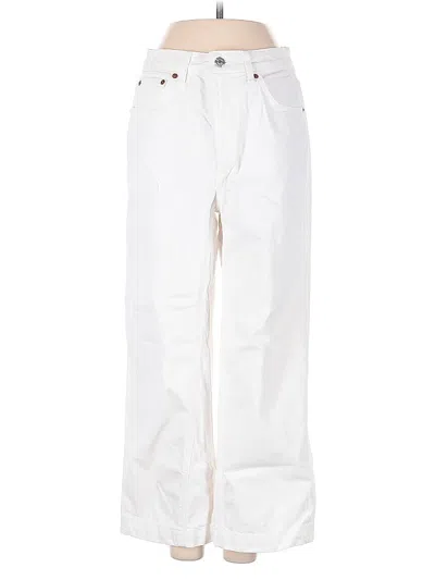 Pre-owned Topshop Jeans In White