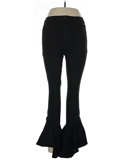 Pre-owned Topshop Jeggings In Black