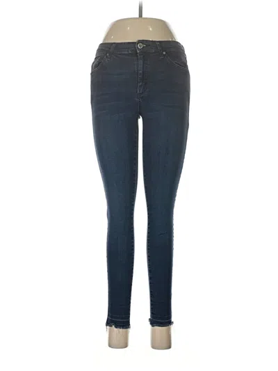 Pre-owned Topshop Jeggings In Blue