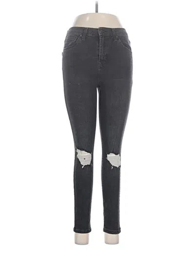 Pre-owned Topshop Jeggings In Gray