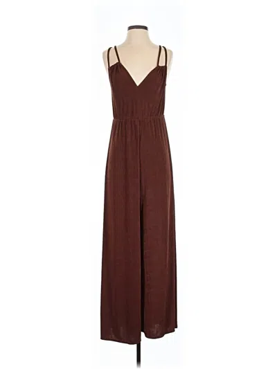 Pre-owned Topshop Jumpsuit In Brown