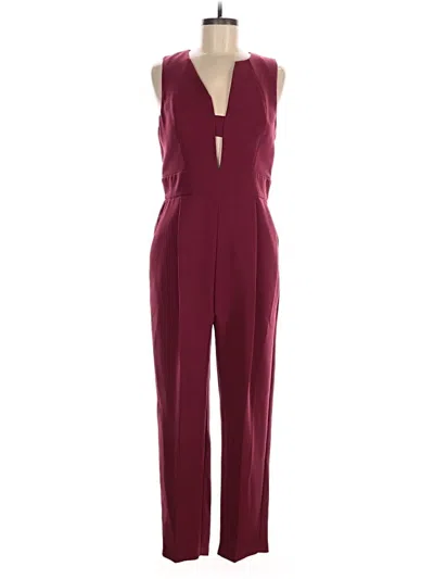 Pre-owned Topshop Jumpsuit In Burgundy