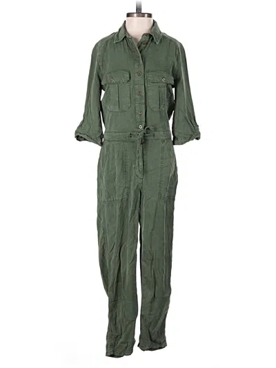 Pre-owned Topshop Jumpsuit In Green