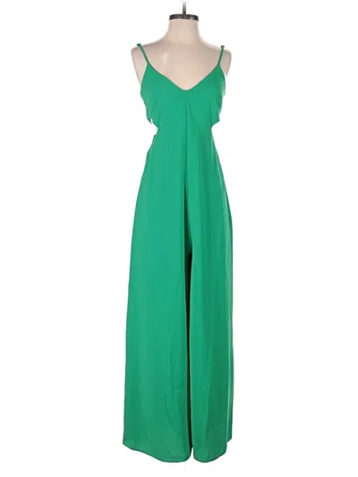Pre-owned Topshop Jumpsuit In Green