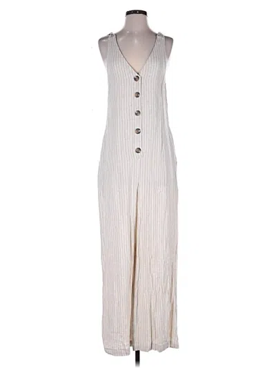 Pre-owned Topshop Jumpsuit In Ivory