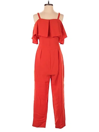 Pre-owned Topshop Jumpsuit In Red