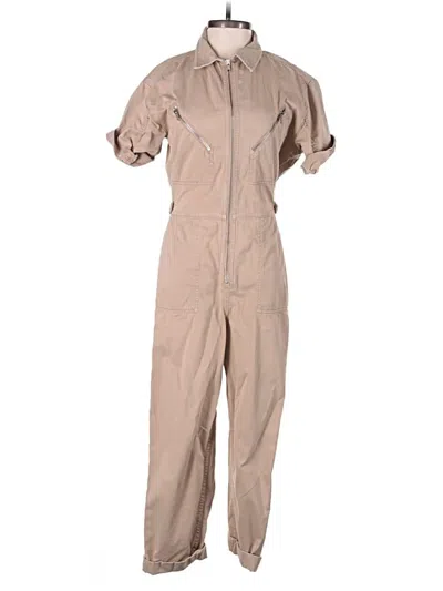 Pre-owned Topshop Jumpsuit In Tan
