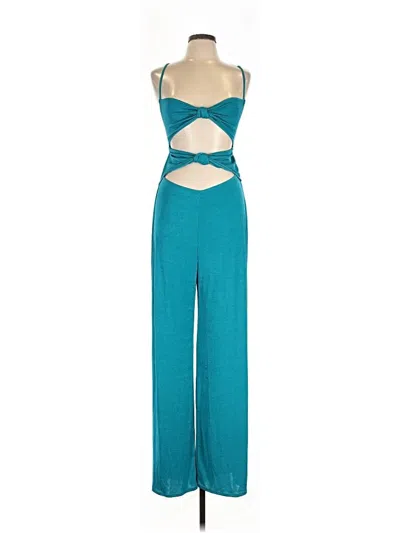 Pre-owned Topshop Jumpsuit In Teal