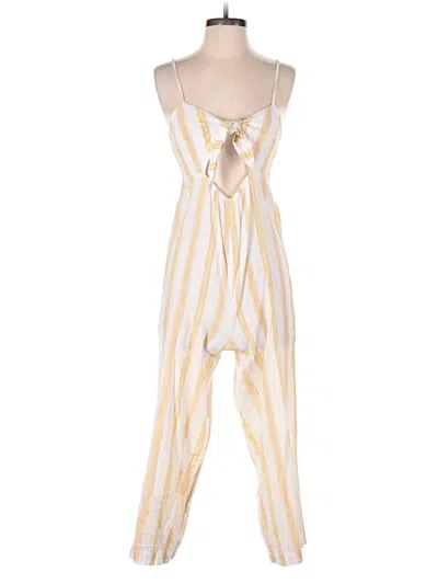 Pre-owned Topshop Jumpsuit In White