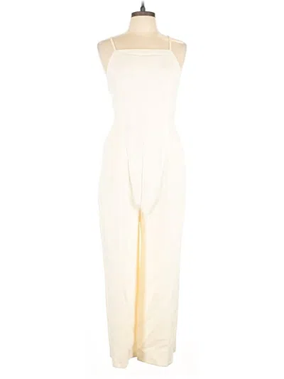 Pre-owned Topshop Jumpsuit In White
