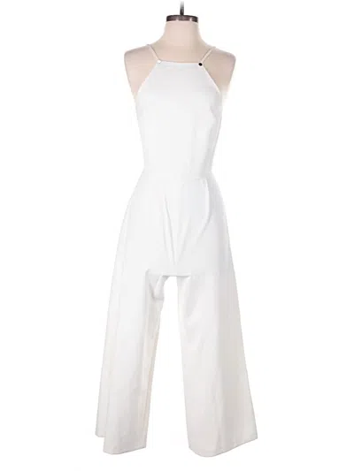 Pre-owned Topshop Jumpsuit In White