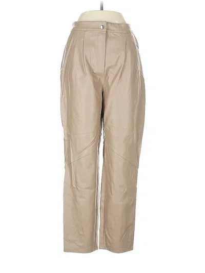 Pre-owned Topshop Khaki Pant In Brown