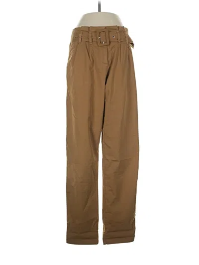 Pre-owned Topshop Khaki Pant In Brown