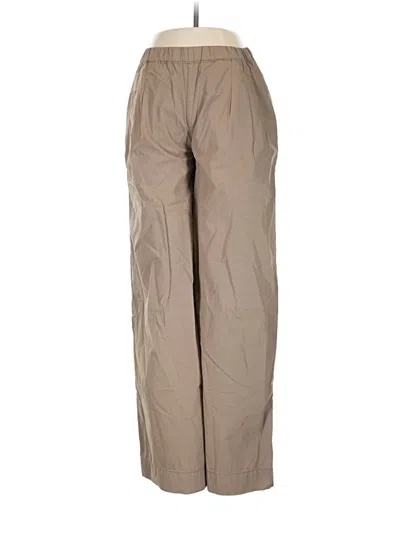 Pre-owned Topshop Khaki Pant In Tan