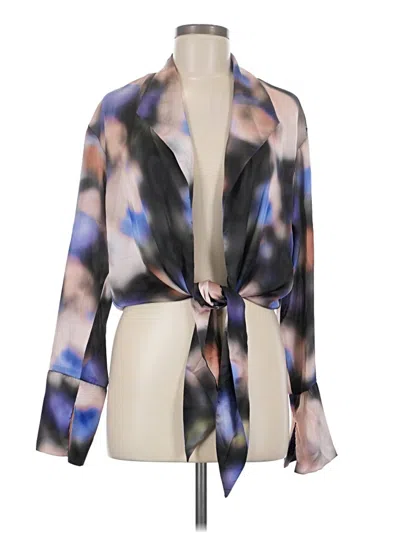 Pre-owned Topshop Kimono In Blue