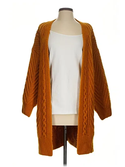 Pre-owned Topshop Kimono In Orange