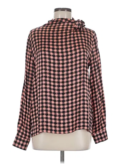 Pre-owned Topshop Long Sleeve Blouse In Pink