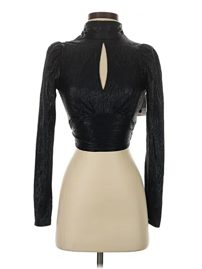 Topshop Long Sleeve Top Black Turtleneck Tops