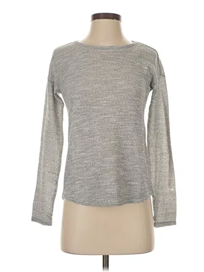 Pre-owned Topshop Long Sleeve T-shirt In Gray