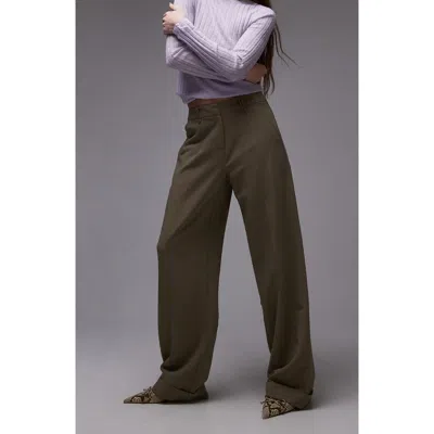 Topshop Low Rise Straight Leg Trousers