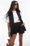 Topshop Mini Winged Tailored Shorts