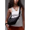 Topshop Nylon Crossbody Bag In Black