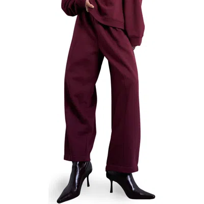 Topshop Pleated Balloon Jogger Pants In Red