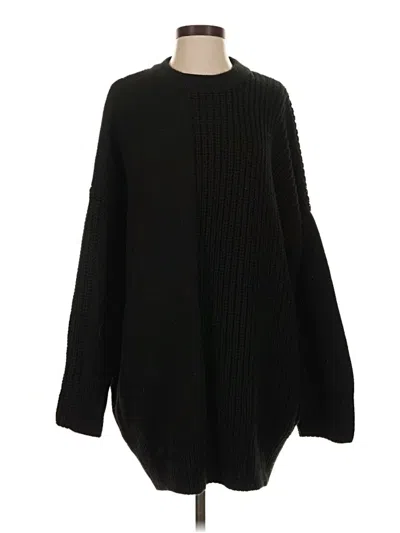 Pre-owned Topshop Pullover Sweater In Black