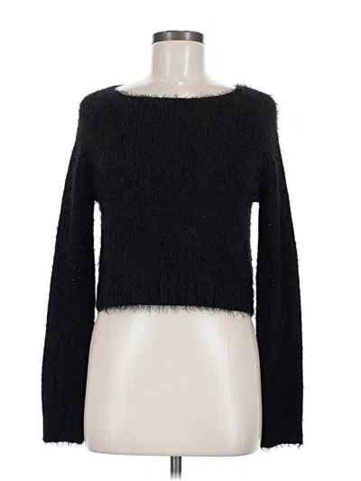 Pre-owned Topshop Pullover Sweater In Black