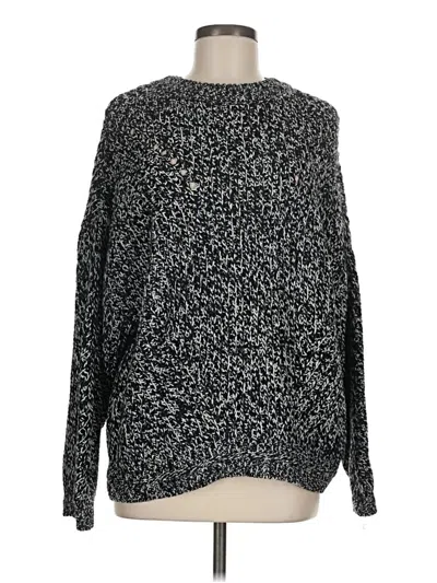 Pre-owned Topshop Pullover Sweater In Black