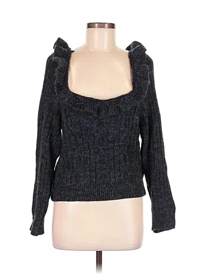 Pre-owned Topshop Pullover Sweater In Black