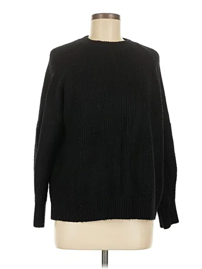 Pre-owned Topshop Pullover Sweater In Black