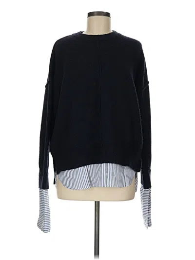 Pre-owned Topshop Pullover Sweater In Blue