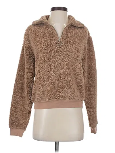 Pre-owned Topshop Pullover Sweater In Brown