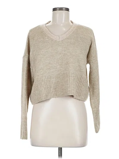 Pre-owned Topshop Pullover Sweater In Brown