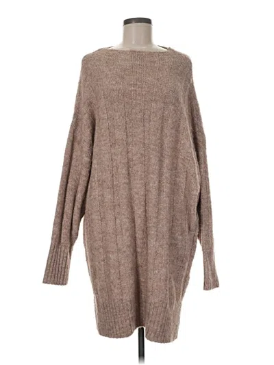 Pre-owned Topshop Pullover Sweater In Brown